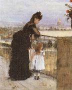 Berthe Morisot On the Balcony France oil painting artist